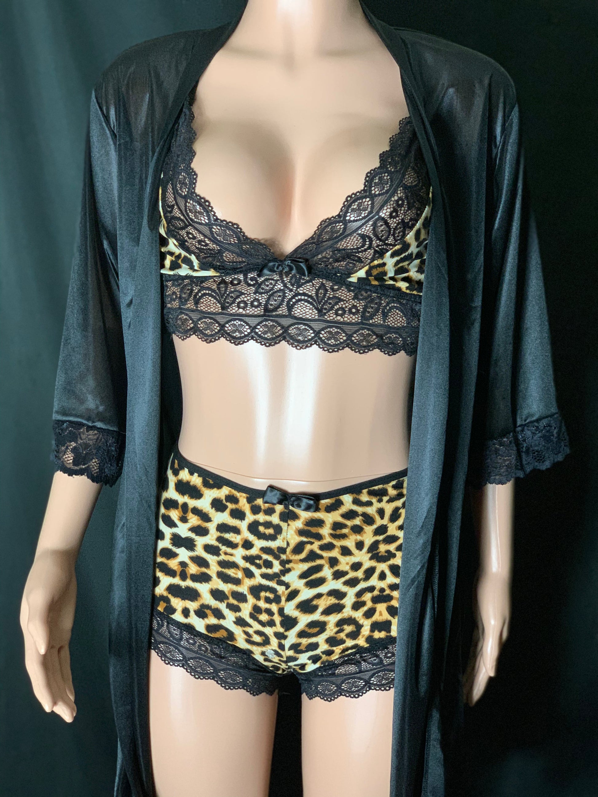 Black Asteroid Robe Desirables Lingerie & Accessories