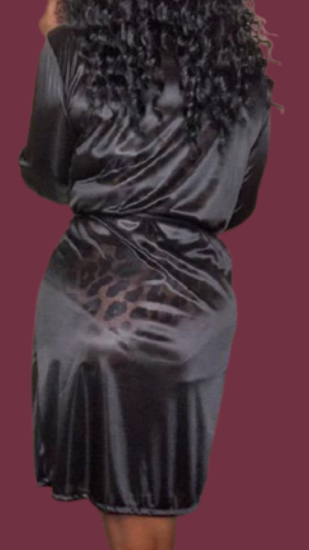 Black Asteroid Robe Desirables Lingerie & Accessories