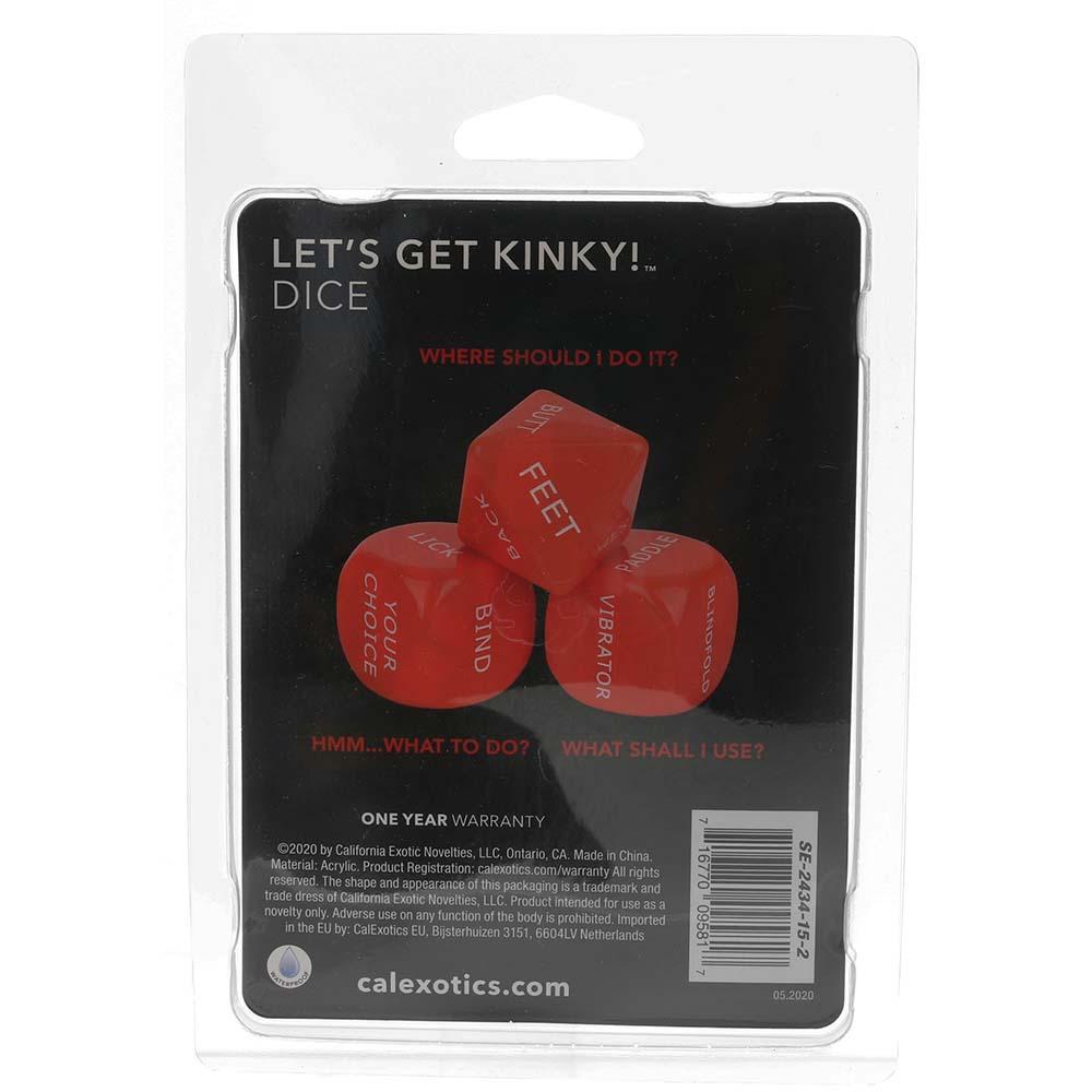 Let’s Get Kinky Dice Pink Cherry
