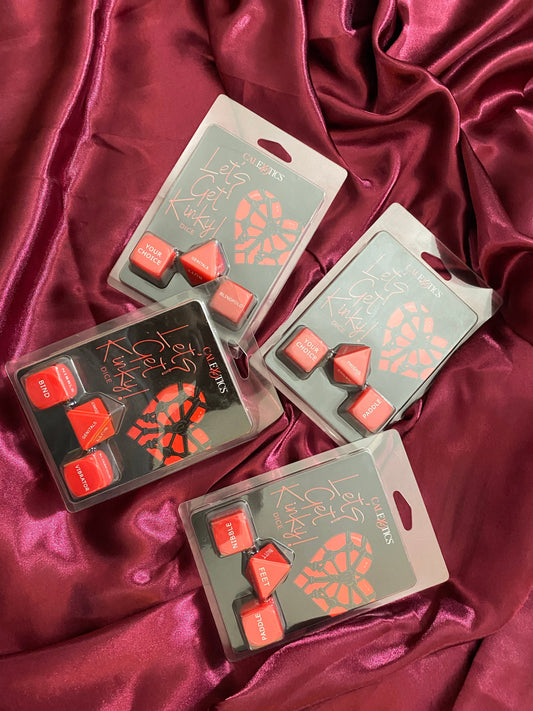 Let’s Get Kinky Dice Pink Cherry